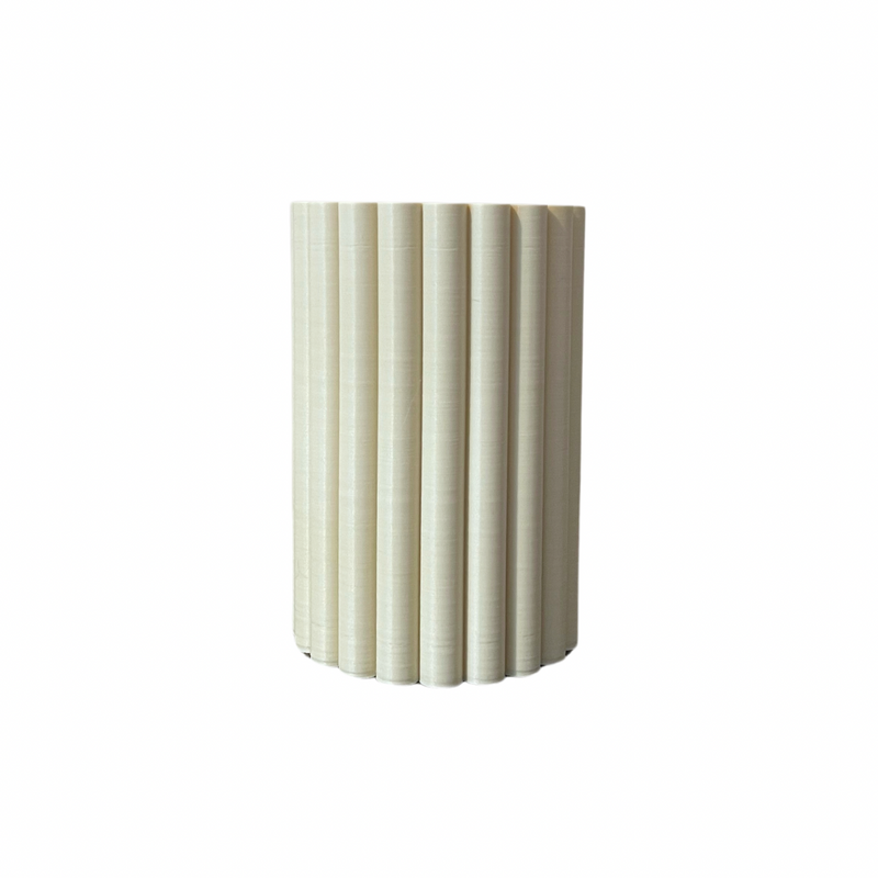 Terra Ribbed Vase