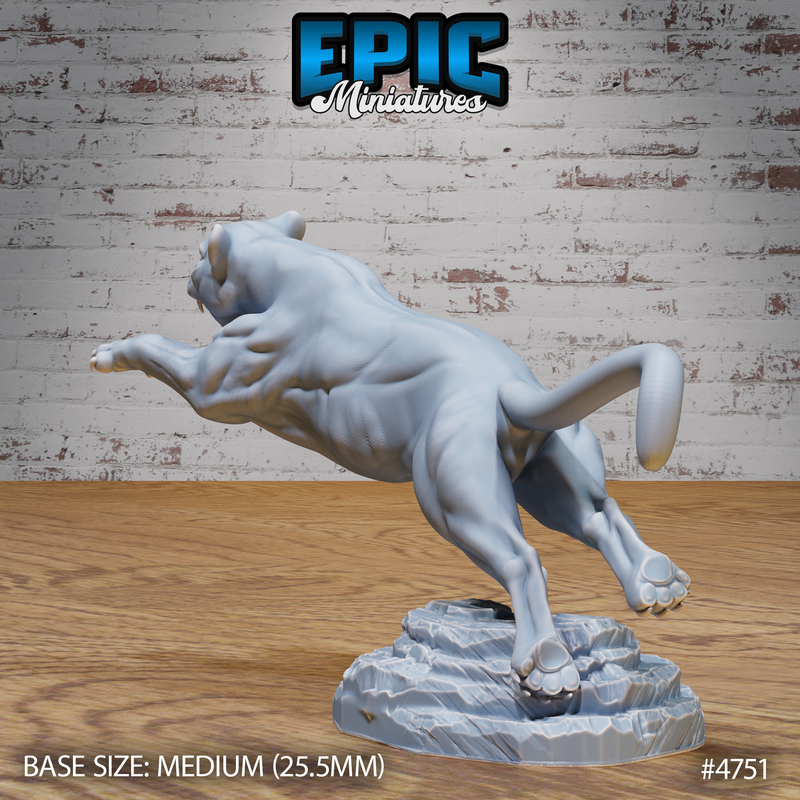 Black Panther #4750-#4752 by Epic Miniatures | 3D Printable D&D Models