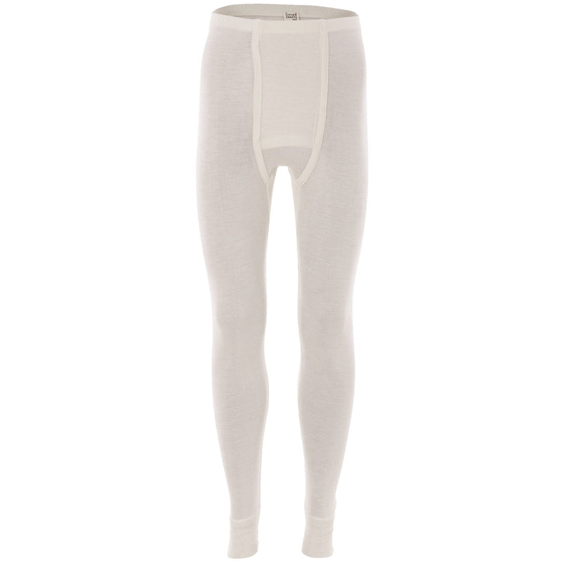 Organic Wool & Silk Long Johns: Mens