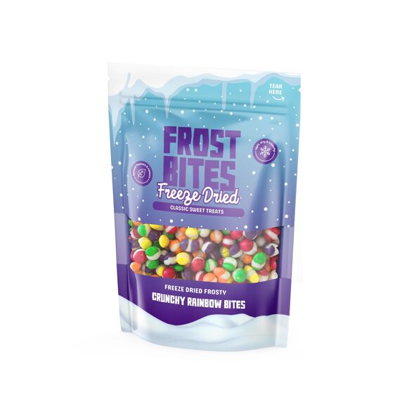 Freeze dry candy Frost Bites - Crunchy Rainbow Bites - 100g