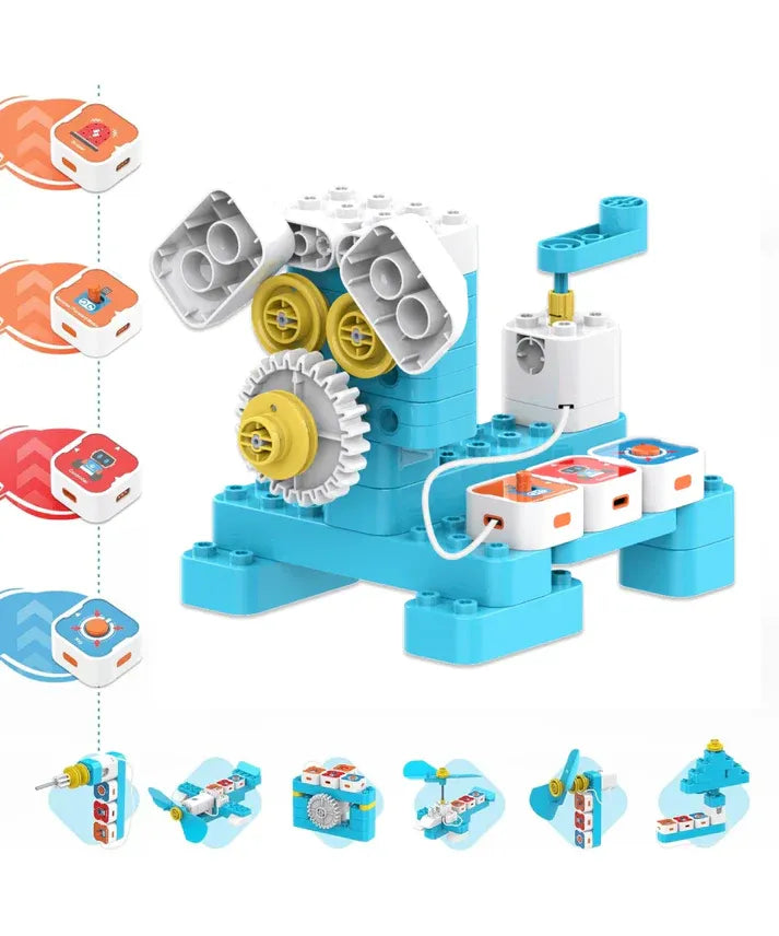 WhalesBot A1 Coding with Magnetic Blocks