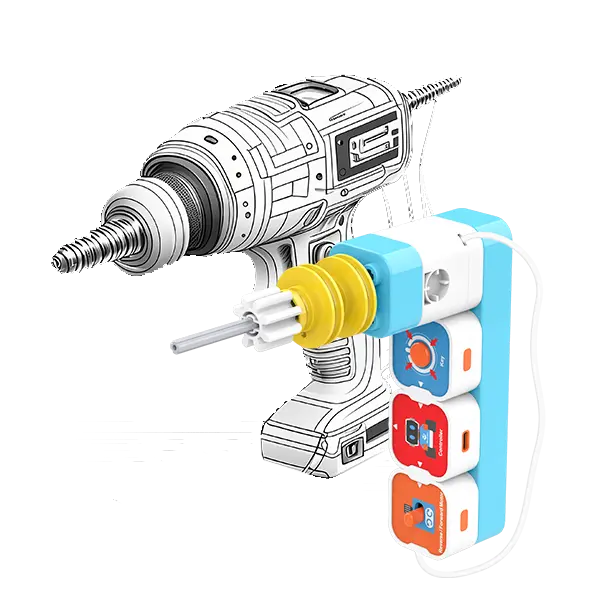 WhalesBot A1 Coding with Magnetic Blocks