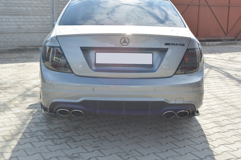 Maxton Design - REAR SIDE SPLITTERS MERCEDES C W204 AMG-LINE (FACELIFT) 2010-2015