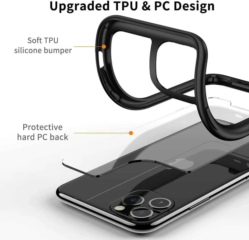 iPhone Case - Ultra Clear Hard Back Scratch-Resistant Hard Case for 11 Pro