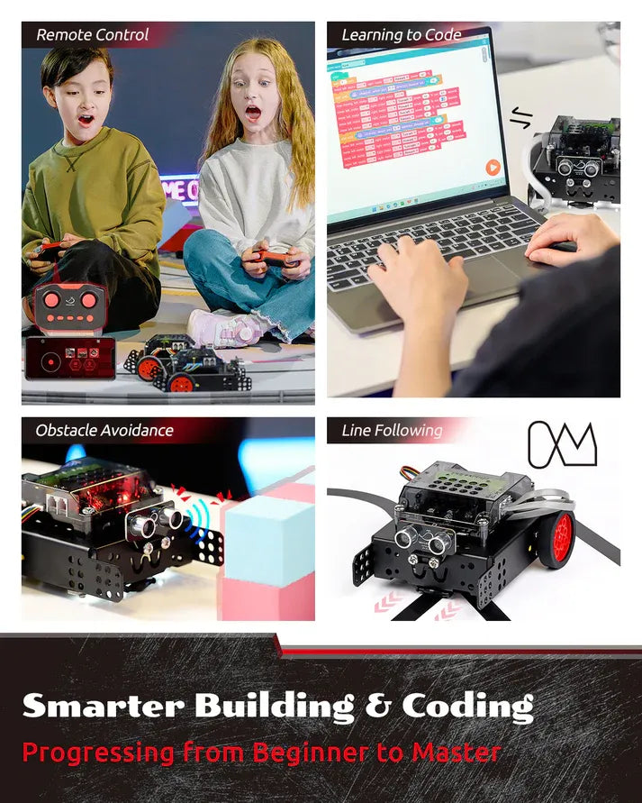 WhalesBot Rocky｜Educational Coding Robot Car Kit + FREE Online Course