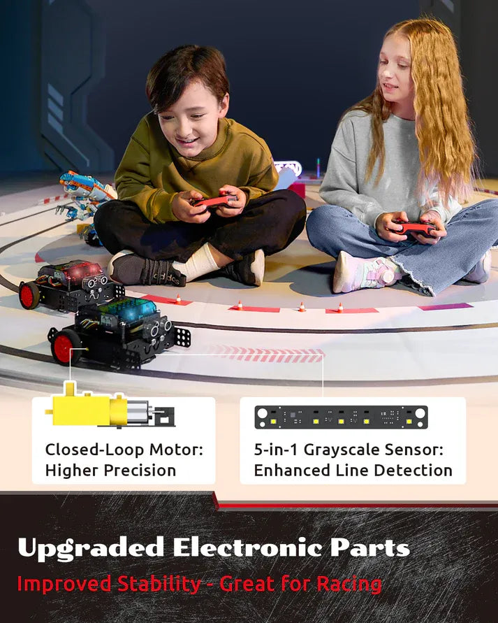 WhalesBot Rocky｜Educational Coding Robot Car Kit + FREE Online Course