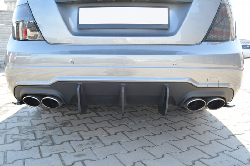 Maxton Design - REAR DIFFUSER V.2 MERCEDES C W204 AMG-LINE (FACELIFT) (2011-2014)