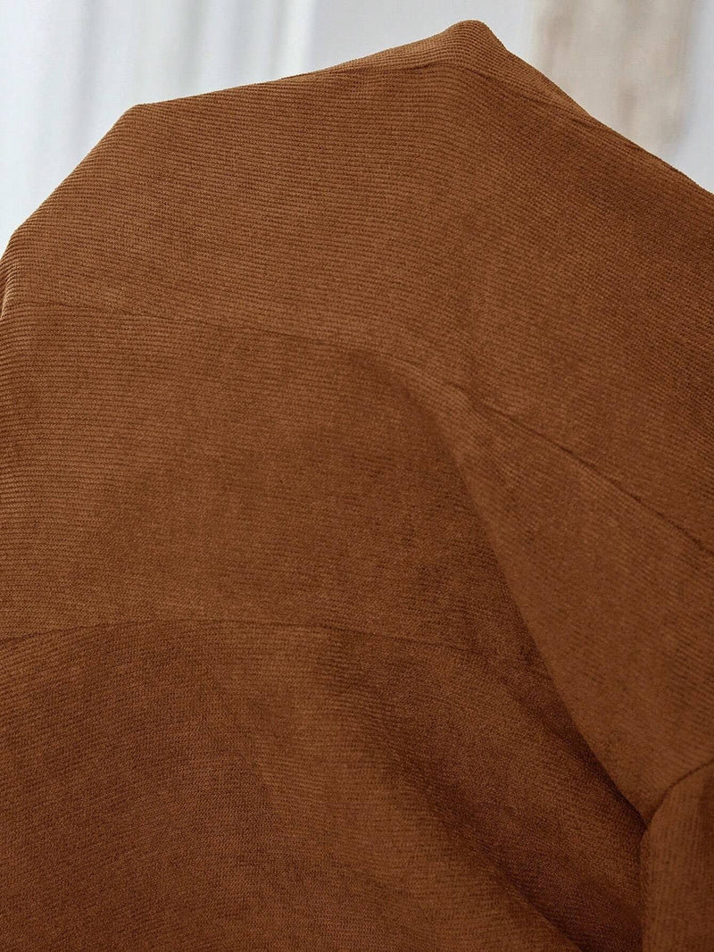 Lapel Long Sleeve Single-breasted Leisure Suit Coat