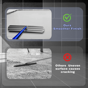 48’’×8’’ Concrete Bull Float with Trowel, Aluminium Alloy Concrete Finishing Tool, Adjustable Bracket & 4 Float Handles, Professional Concrete Smoothing Tool for Construction Flooring - InStock
