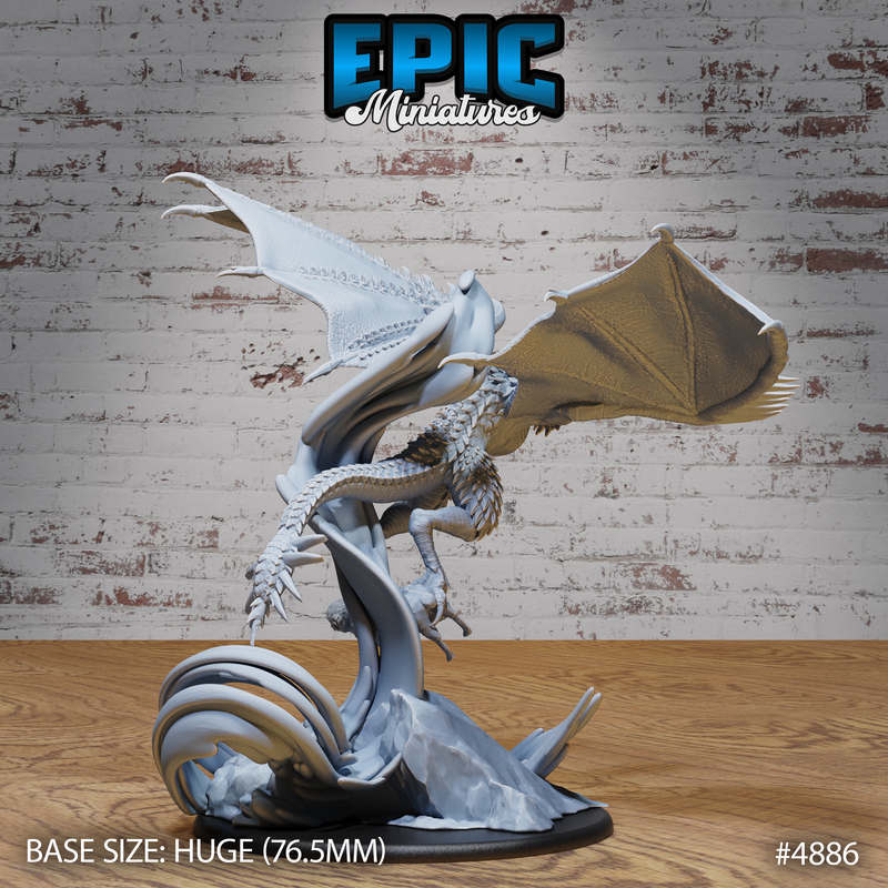 Demise Wyvern #4884-#4886 by Epic Miniatures | D&D Tabletop Miniatures