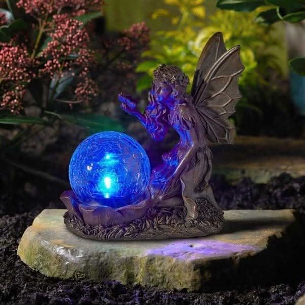 Gazing Fairy LED Solar Figure