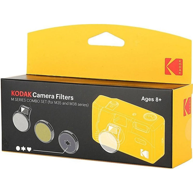 Kodak Camera 3x Filter Set for M35 and M38 Film Cameras - Selfie, Colour and Shape