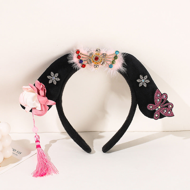 Chinese-Style Princess Tassel Headband