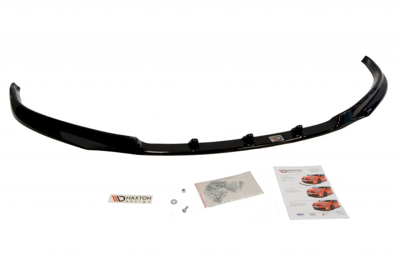 Maxton Design - FRONT SPLITTER SKODA FABIA II (PREFACE MODEL, STANDARD BUMPER