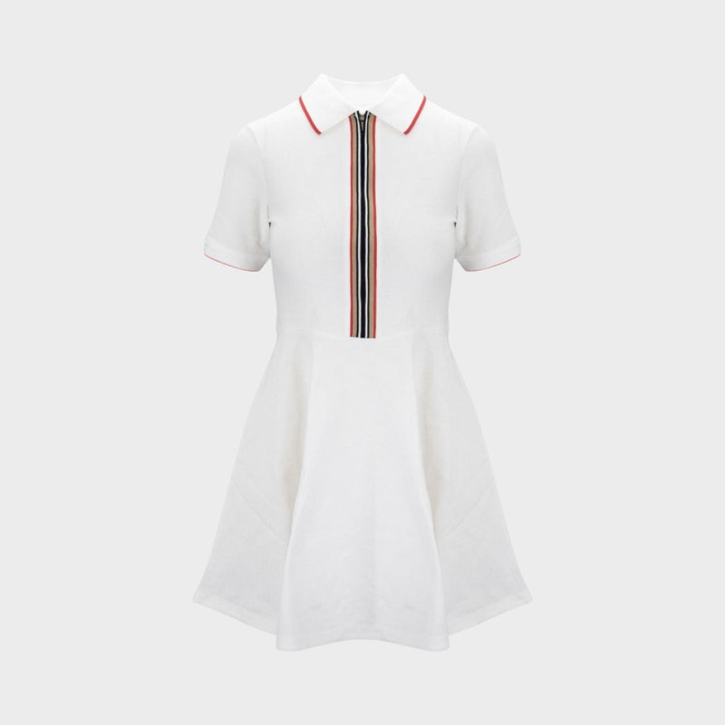 Keiley Polo Dress White
