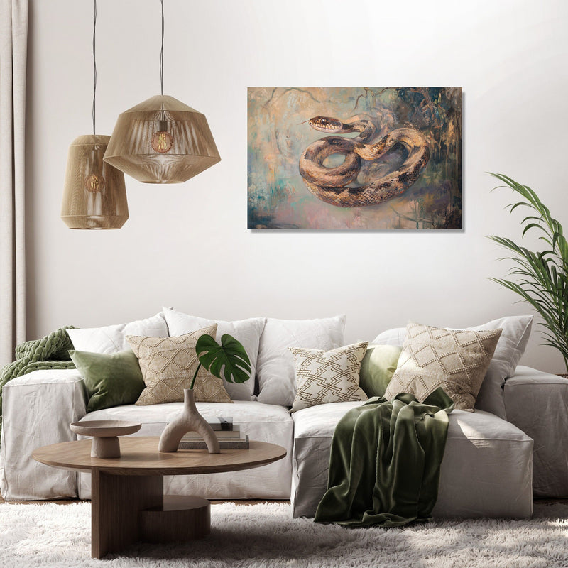 Serpentine Elegance Canvas