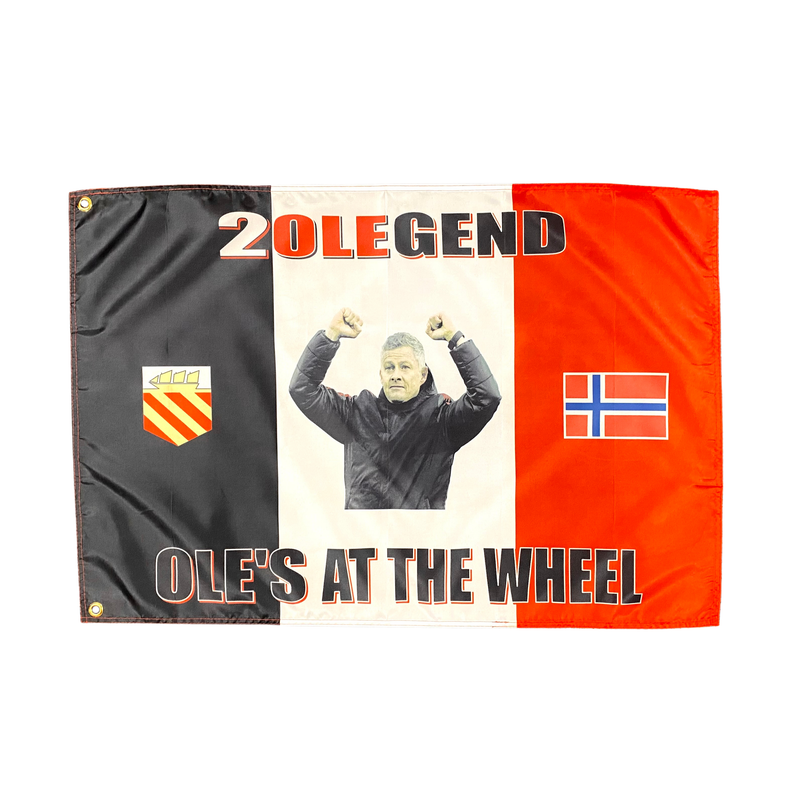 Ole's At The Wheel Flag 4ft x 3ft (120cm x 90cm)