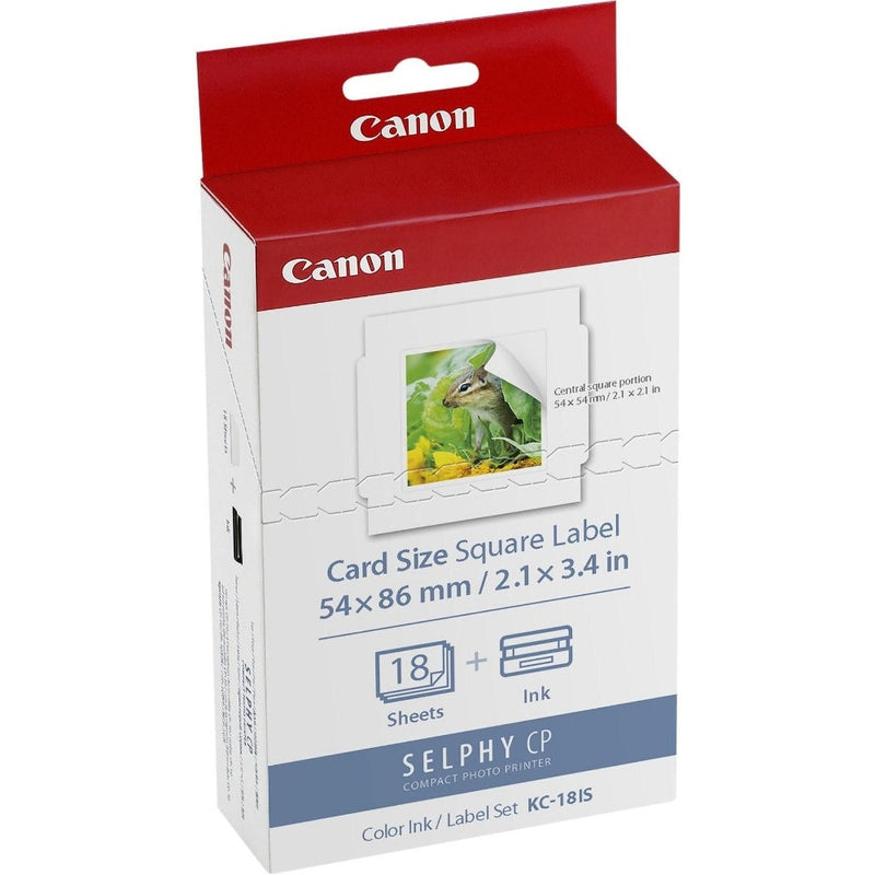 Canon KC-18IS SELPHY Square Format Paper for CP Series Printers