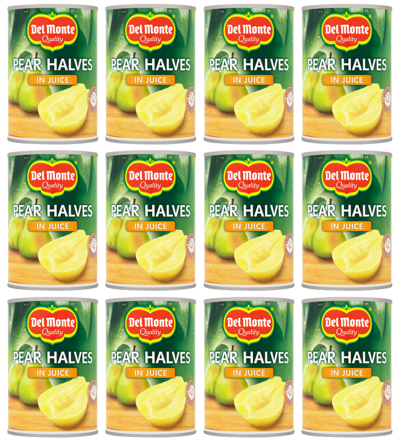 12 x Del Monte Pears In Juice 415G