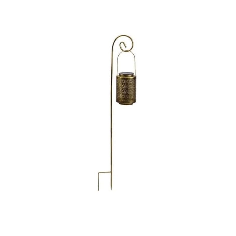 Set of 2 Rabat Lantern Stake Light Silhouette Effect Solar Powered Pathway Lights