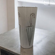49CM CREAM METAL UMBRELLA STAND - InStock