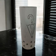 49CM CREAM METAL UMBRELLA STAND - InStock