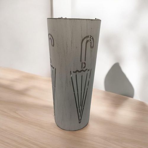 49CM CREAM METAL UMBRELLA STAND - InStock