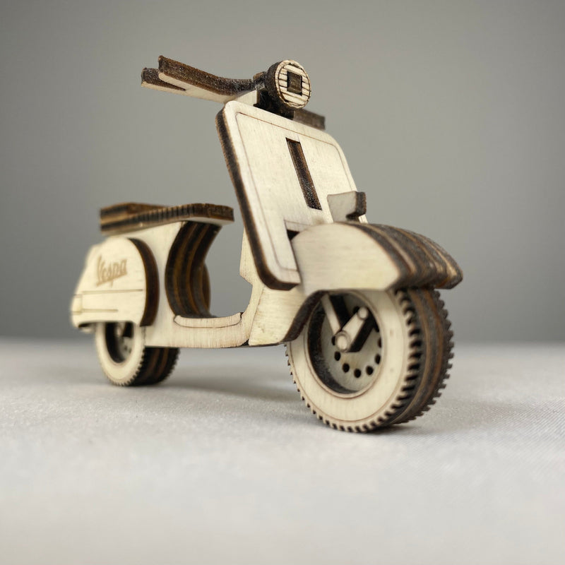Retro Scooter Bauble - Handmade Ornament