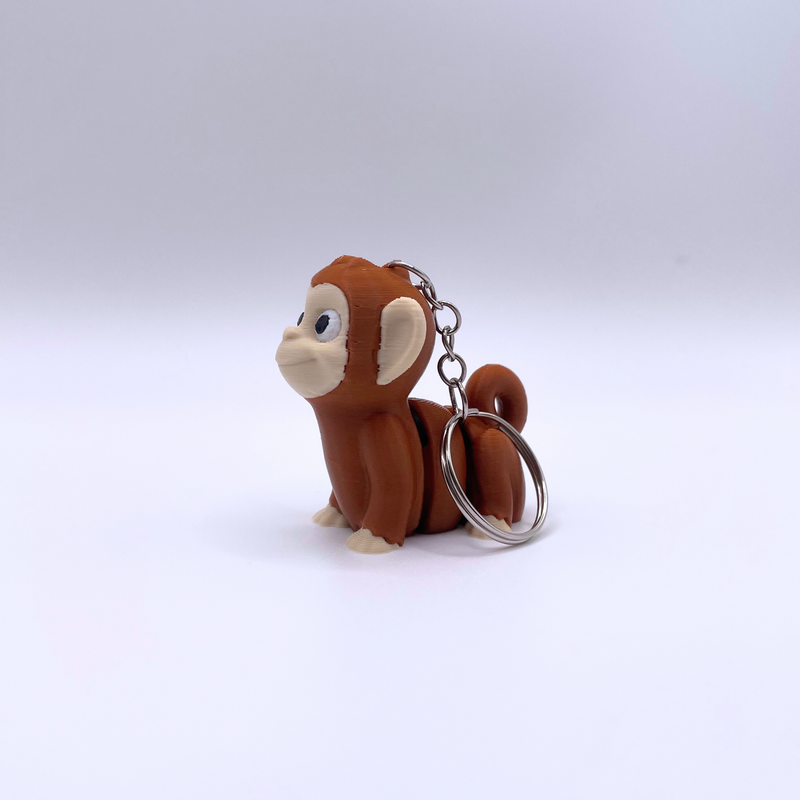 Happy Monkey Keyring