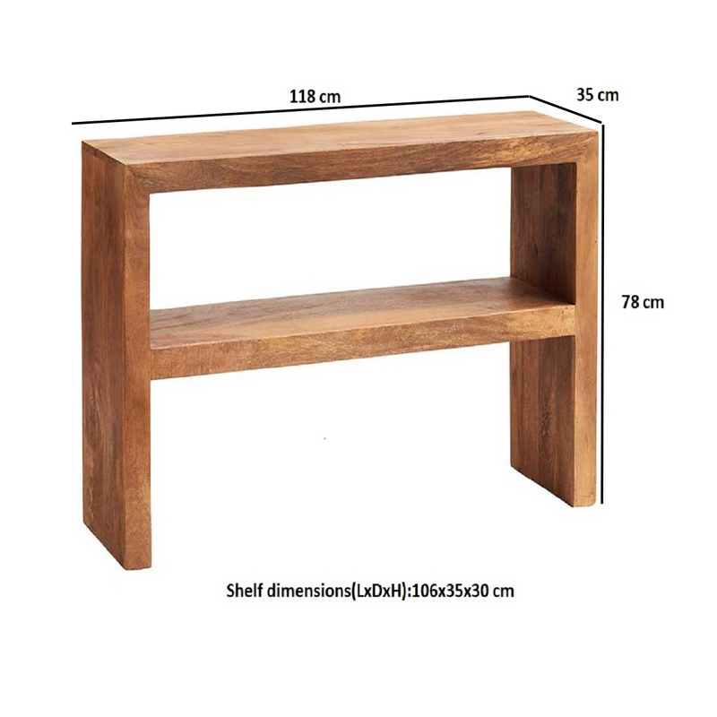 Toko Light Mango Console Table
