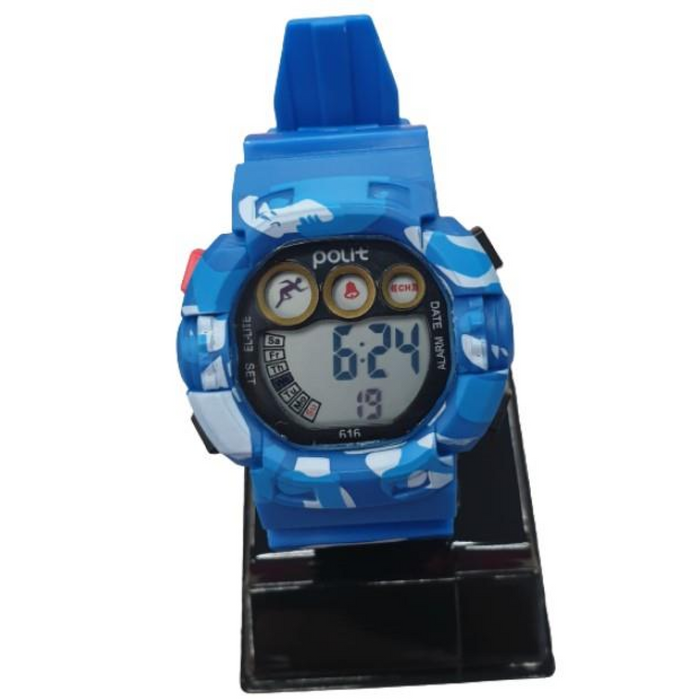 Polit Army Childrens Boys Sports Digital Waterproof Small Face assorted stlyes and colours varied watch