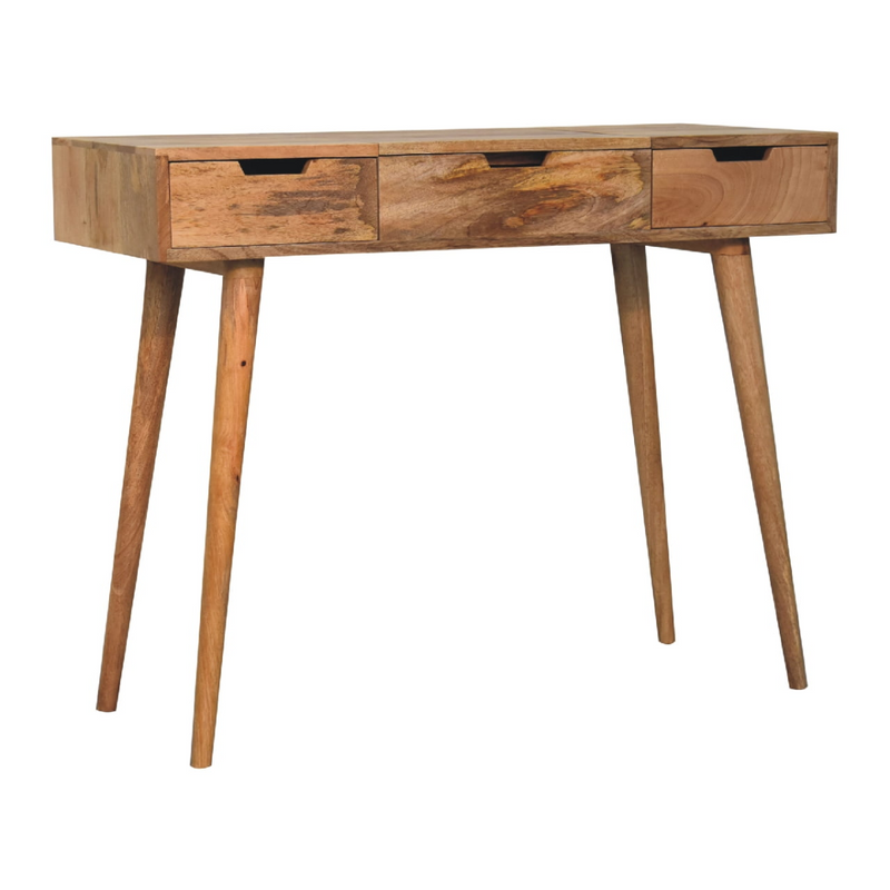 Artisan Furniture Solid Mango Wood Oak-ish Dressing Table