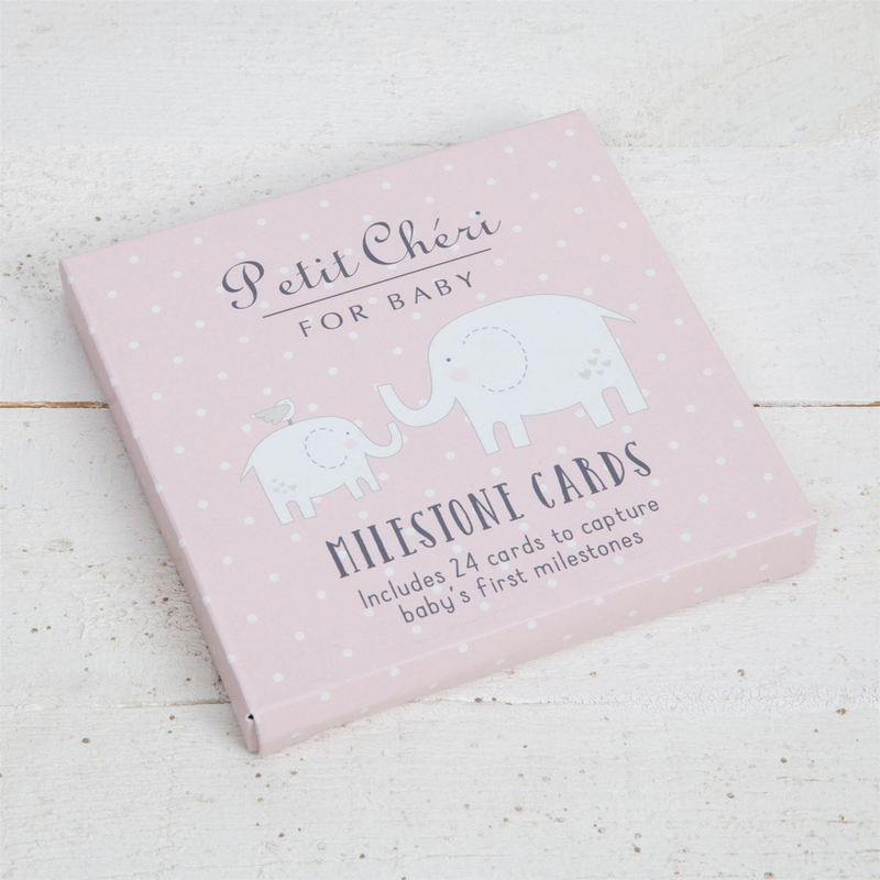 Petit Cheri Milestone Cards - Pink