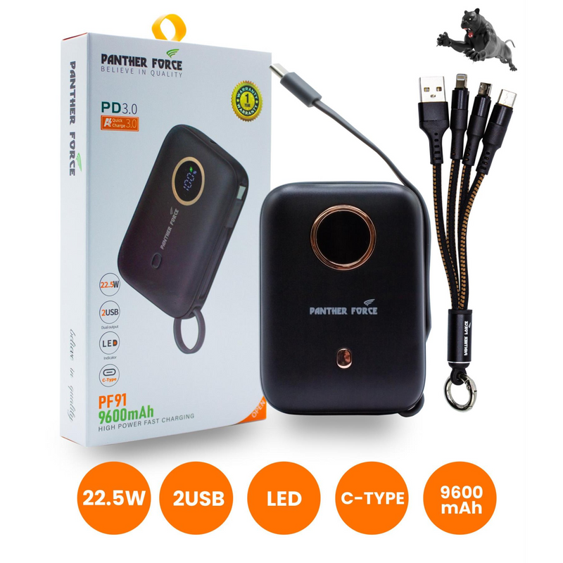 Panther Force 9600MAH 22.5W POWER BANK - PF91
