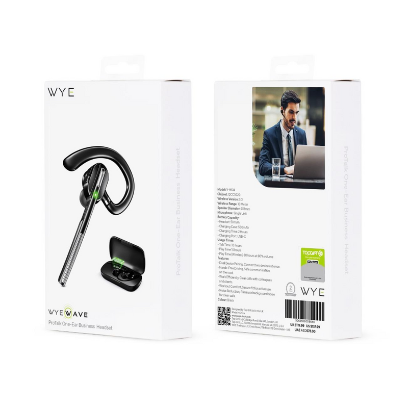 WYE ProVoice One-Ear Business Headset