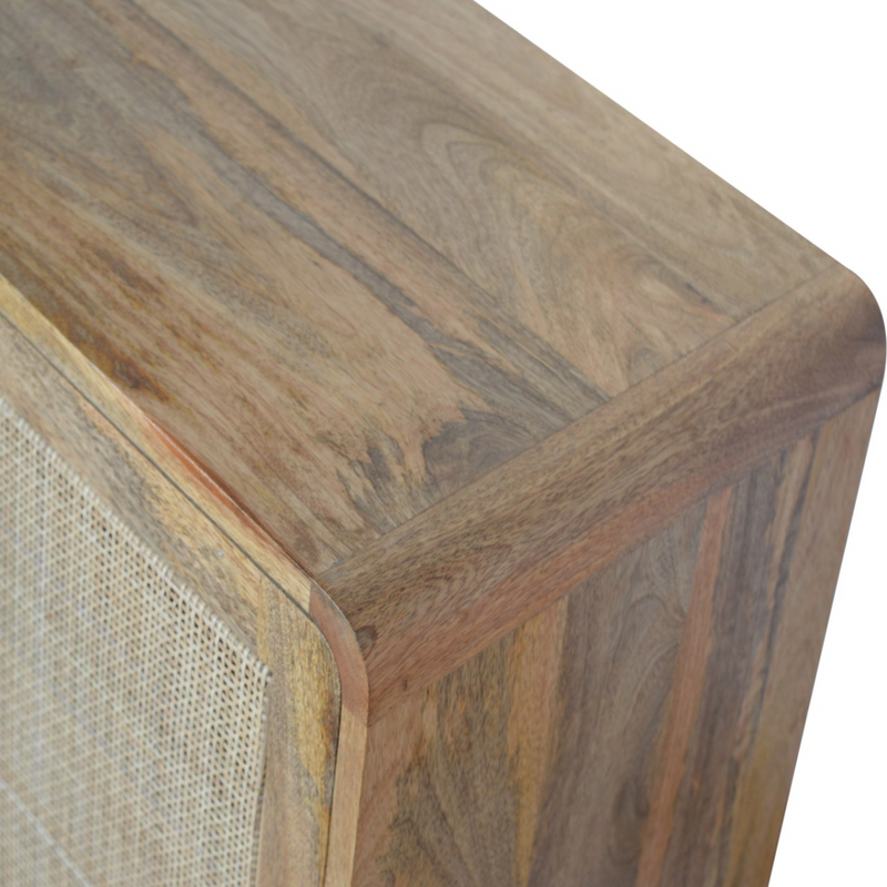 Artisan Furniture Solid Mango Wood Close-knit Sliding Cabinet