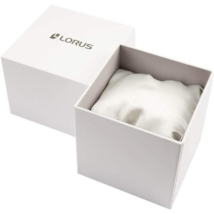 Lorus Mens Automatic Day Date Black Dial Stainless Steel Bracelet Watch RL459BX9