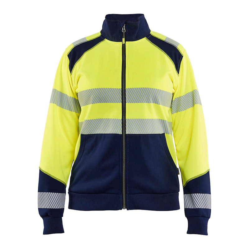 Blaklader 3508 Women's Hi-Vis Full Zip Sweatshirt