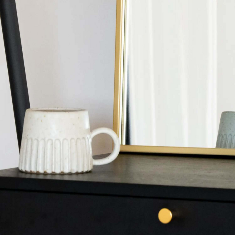 Yōko- Gold Metal Gentle Arch Mirror - 95cm x 120cm