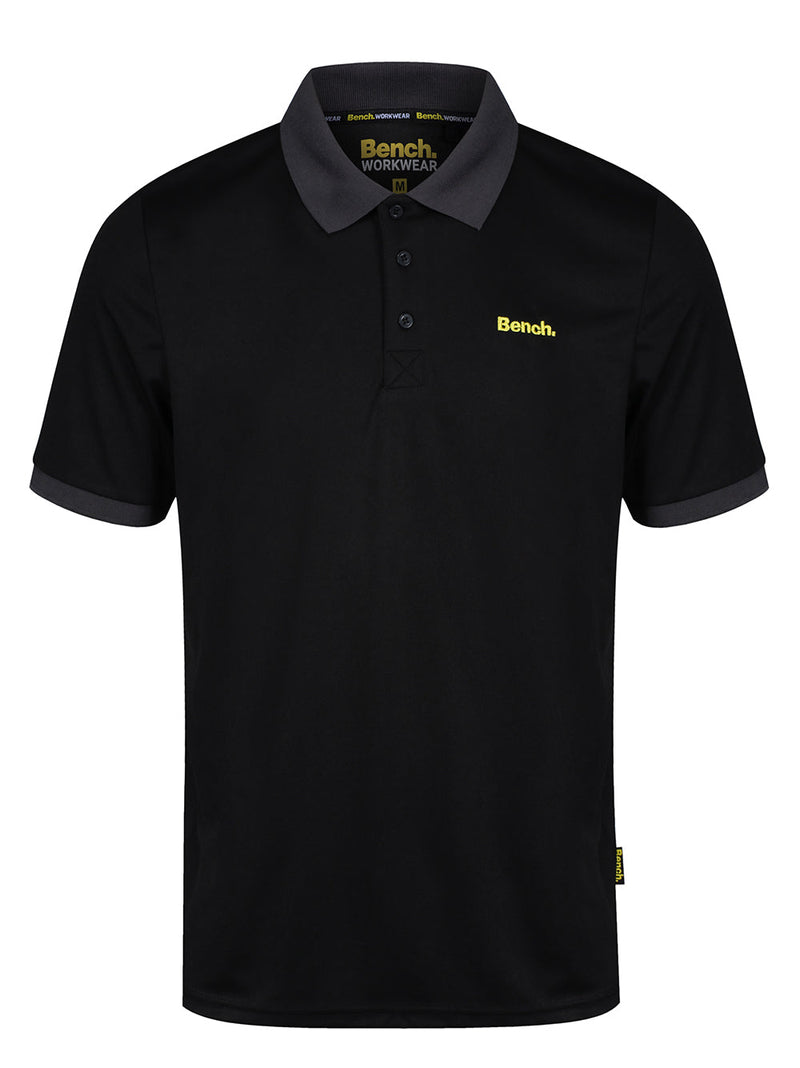 Bench Workwear Black Georgia Polo Shirt