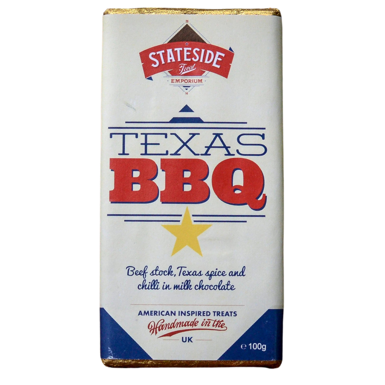 Stateside | Texas BBQ Milk Chocolate Bar | 90g