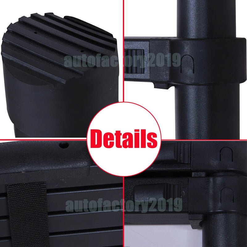 Telescopic Ladder 2.6m-6.2m, Portable Extendable Multi-Purpose Folding Aluminium Ladder Heavy Duty Extension Step