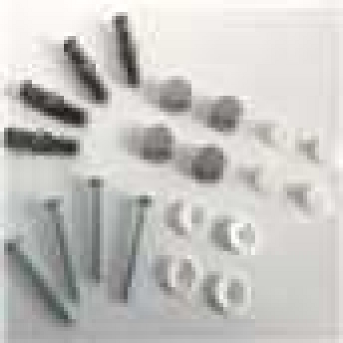 DRILLED MORRORS SPARES-screws raw plugs and chrome caps