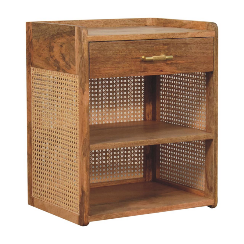 Artisan Furniture Solid Wood Larissa T-Bar Open Bedside