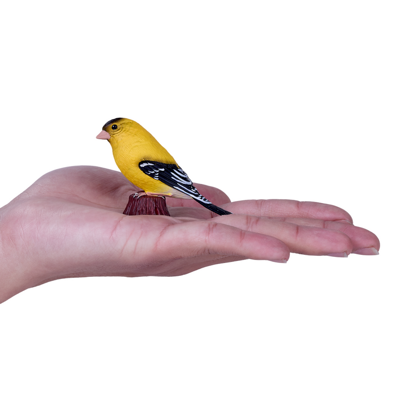 American Goldfinch Mojo Garden Hand Painted Bird