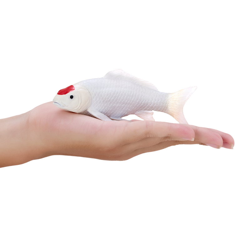 Tancho Koi Carp Mojo Hand Painted Fish