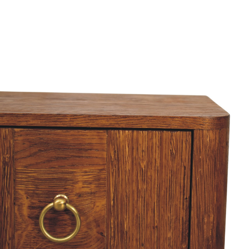 Artisan Furniture Solid Wood Aurelia Wall Bedside, 1 Drawer, Brown