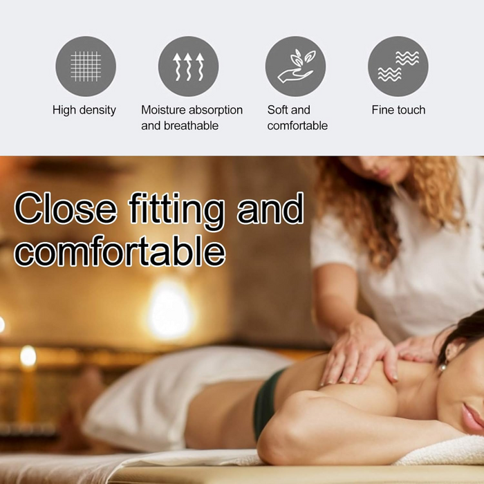 Disposable Massage Bed Face Covers, Non-Woven Fabric of Beauty Chair Sheets, Oil-Waterproof Spa Bed Sheets for Beauty Salon, Hotels, Tattoo