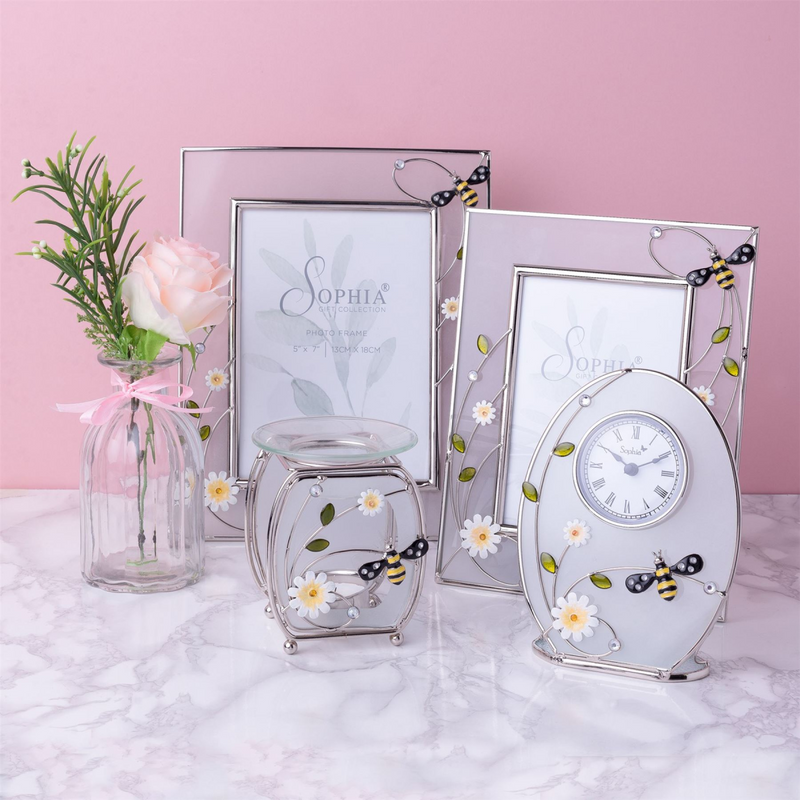 Sophia Classic Glass & Wire Bumble Bee Oil Burner
