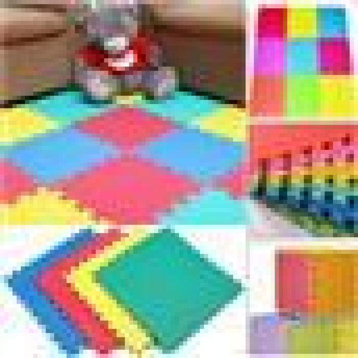 3 PACKS MULTICOLOR EVA INTERLOCKING Mat 30 x 30
